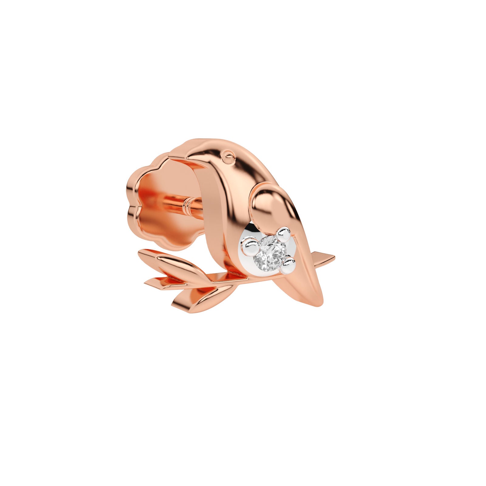 Serenade Bird Diamond Pendant