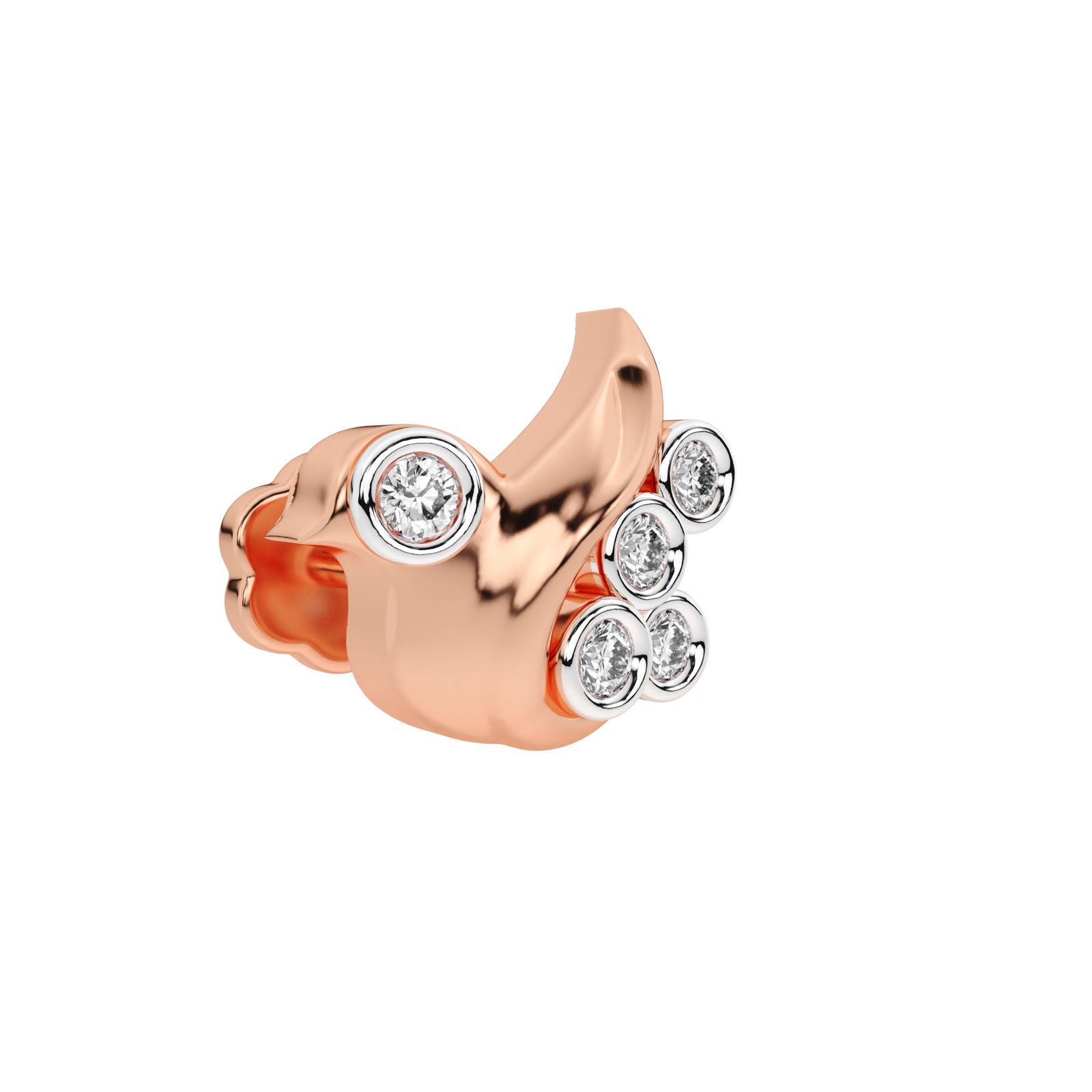 Celestial Songbird Diamond Stud