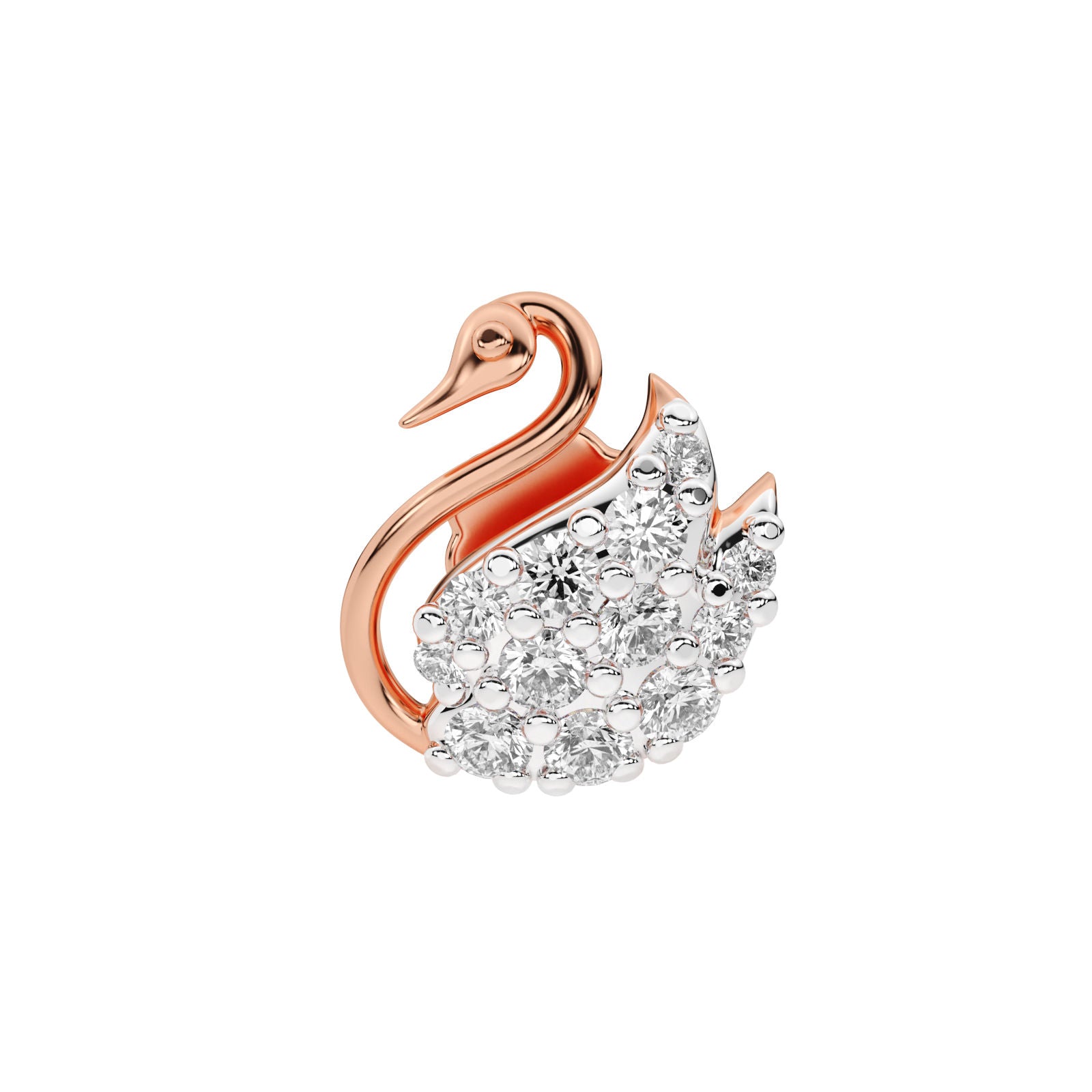 Regal Swan Diamond Bangle