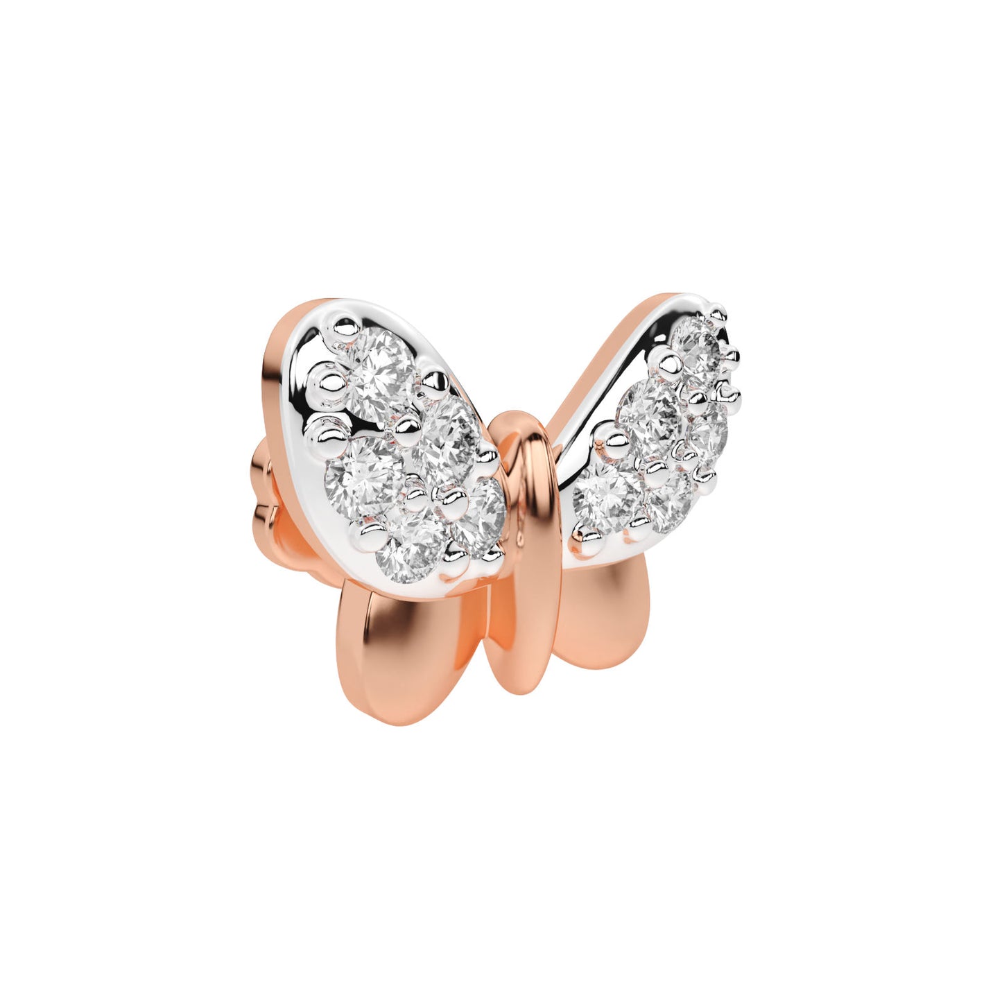 Eterna Butterfly Diamond Nosepin