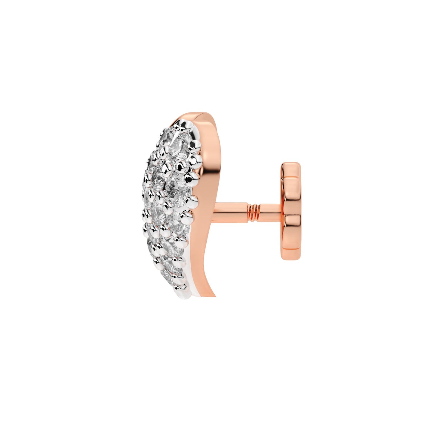 Half-Glow Heart Diamond Pendant