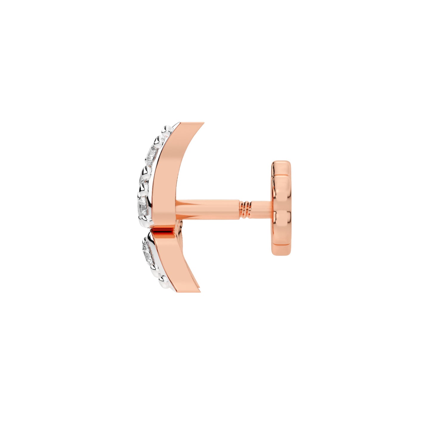 Twilight Butterfly Diamond Stud