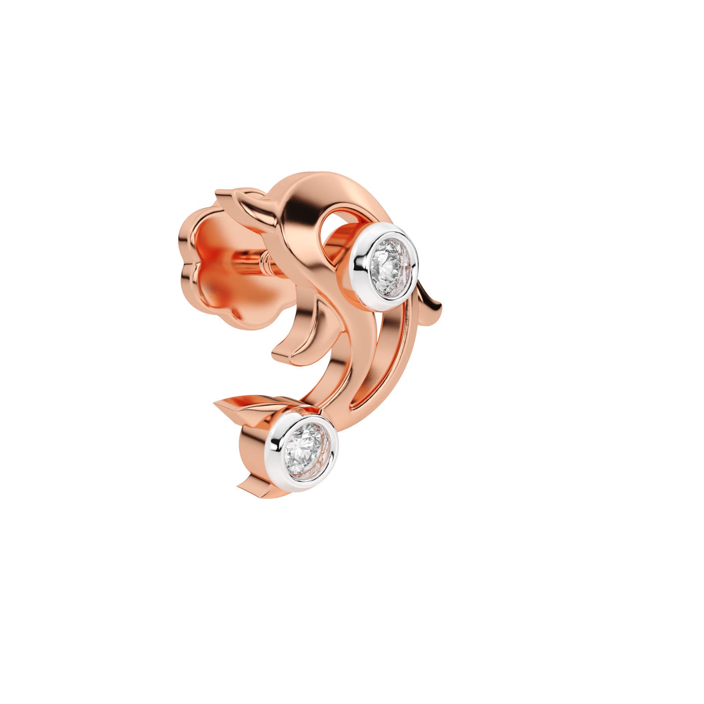Diamond Wave Dolphin Bangle