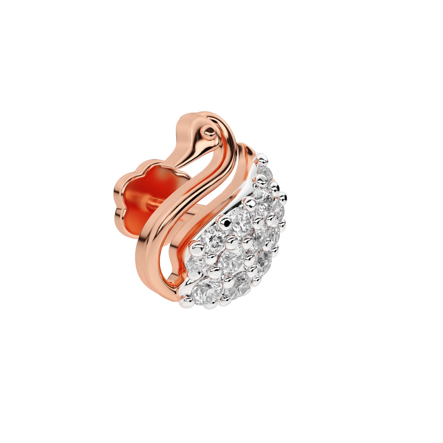 Regal Swan Diamond Bangle
