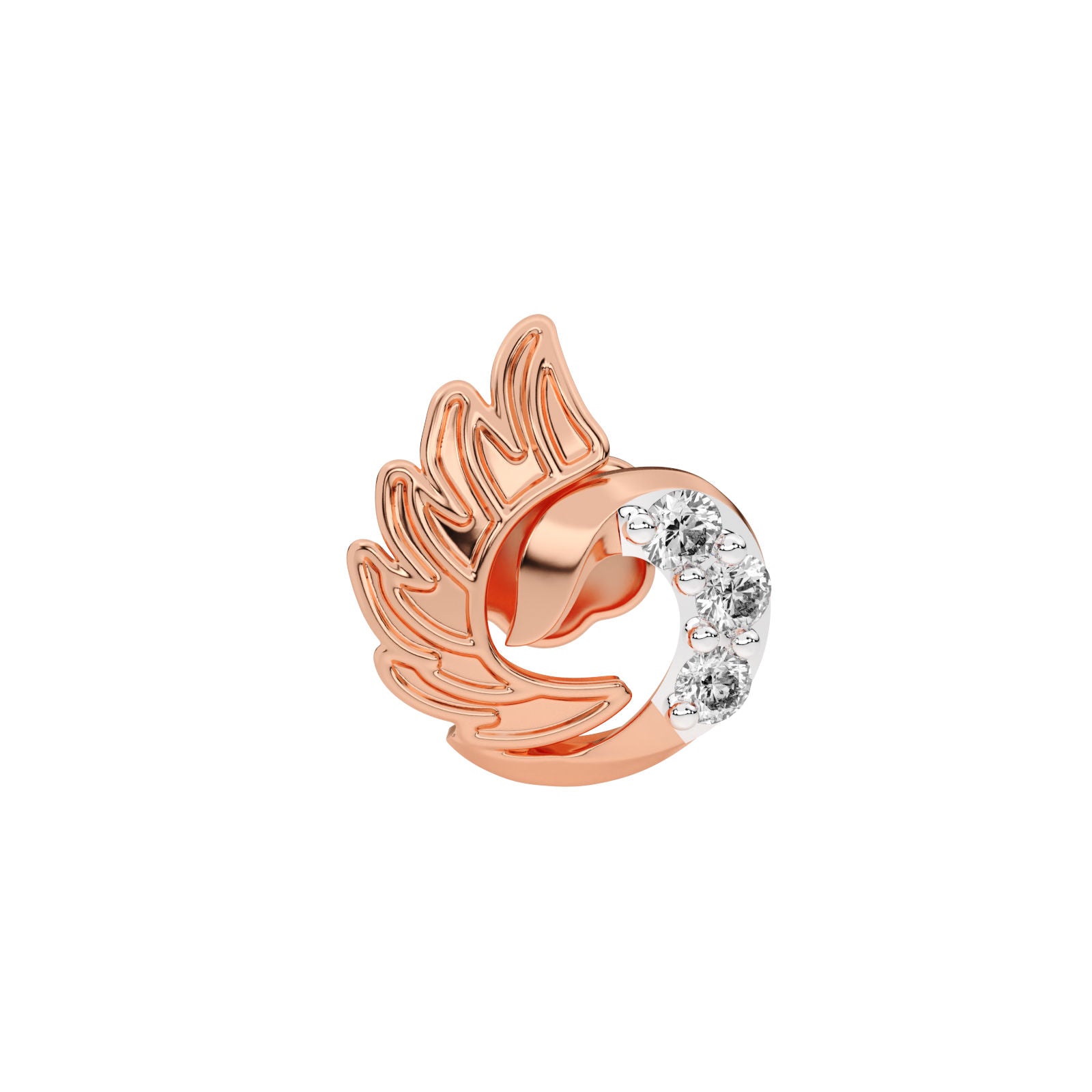 Phoenix Wing Diamond Bangle