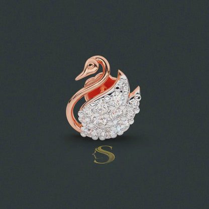 Regal Swan Diamond Bangle