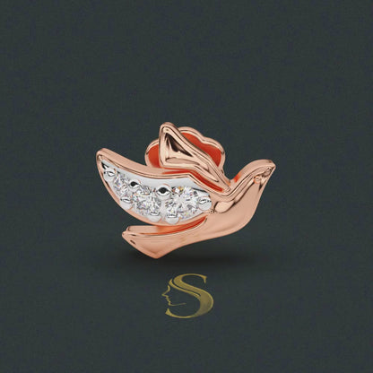 Celeste Dove Diamond Nosepin